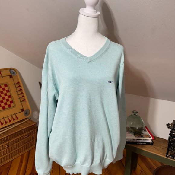 Vineyard Vines Sweater size large Men's Unisex Seafoam - Picture 9 of 13